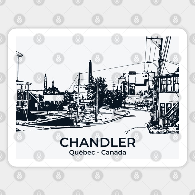 Chandler - Québec Magnet by Lakeric